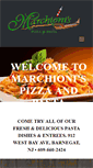 Mobile Screenshot of marchionispizza.com